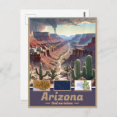 Carte Postale Arizona Dreamscape : Surreal State (Devant / Derrière)