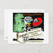 Carte Postale Arizona Fun-Time 1950 style Alien UFO Route 66 (Devant / Derrière)