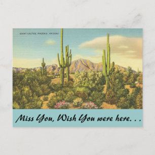 Carte Postale Arizona, Giant Cactus