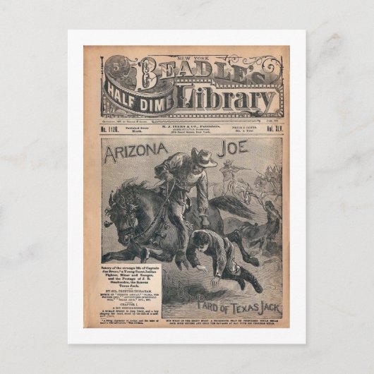 Carte Postale Arizona Joe - Beradle's Half Dime Library (Devant)