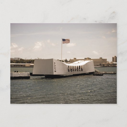 Carte Postale Arizona Memorial Pearl Harbour (Devant)