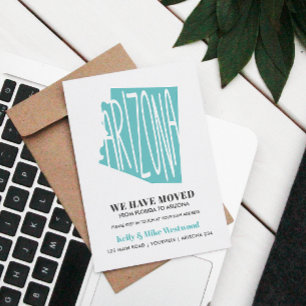 Carte Postale ARIZONA Nous avons déménagé Nouvelle adresse Nouve