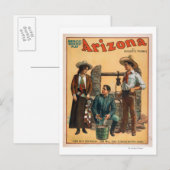 Carte Postale Arizona Poster "America's Greatest Play" #3 (Devant / Derrière)