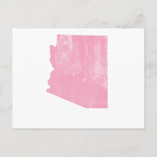 Carte Postale Arizona Rose Pâle Grunge Vintage (Devant)