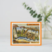 Carte Postale Arizona Salutations des États-Unis (Debout devant)
