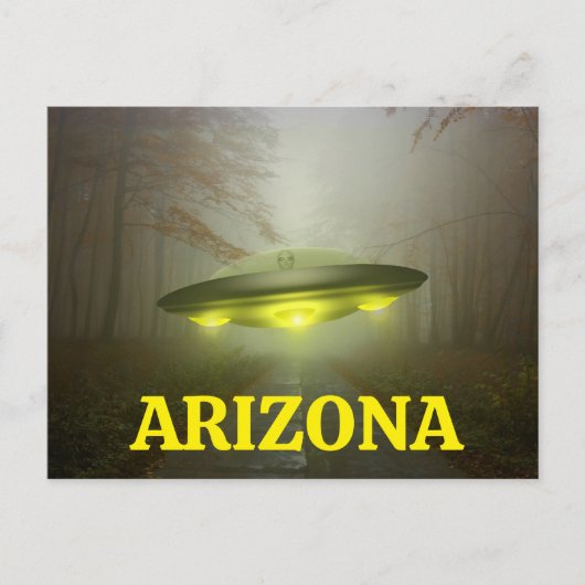 CARTE Postale ARIZONA SPACESHIP UFO (Devant)