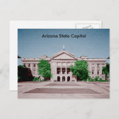 Carte Postale Arizona State Capitol teintée colorée (Devant / Derrière)