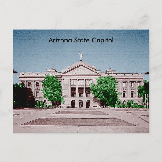 Carte Postale Arizona State Capitol teintée colorée (Devant)