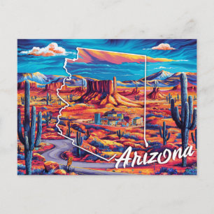 Carte Postale Arizona : Une fête vivante