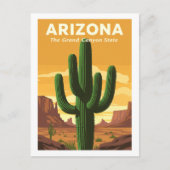 Carte Postale Arizona vintage (Devant)