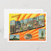 Carte postale Arizona Vintage Big Letters (Devant / Derrière)