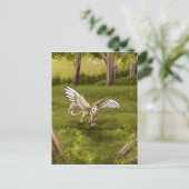 Carte Postale Arkaen - Barn Owl Griffin (Debout devant)