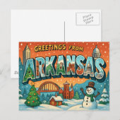 Carte postale ARKANSAS (Devant / Derrière)
