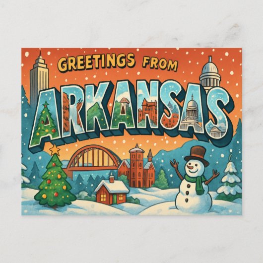 Carte postale ARKANSAS (Devant)