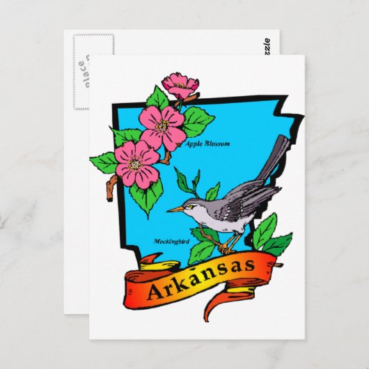 Carte Postale Arkansas (Devant / Derrière)