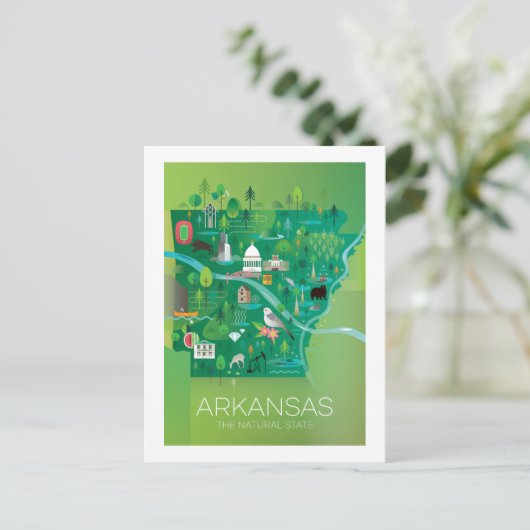 Carte postale Arkansas (Debout devant)