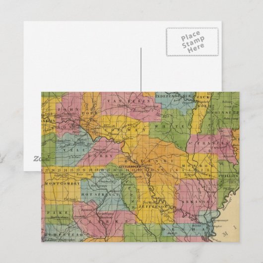 Carte Postale Arkansas 7 (Devant / Derrière)