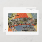 Carte Postale Arkansas (capitale de l'État) - Scènes de grandes (Devant / Derrière)