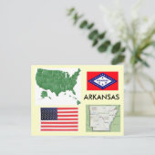 Carte Postale Arkansas, États-Unis (Debout devant)