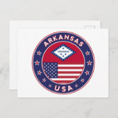 Carte Postale Arkansas, États-Unis (Devant / Derrière)
