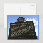 Carte Postale Arkansas Guerre civile Historique (Devant / Derrière)