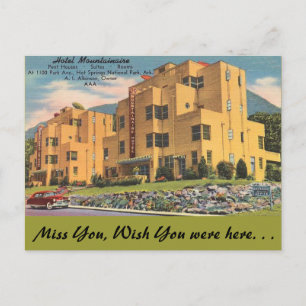 Carte Postale Arkansas, Hôtel Mountainaire