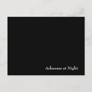 Carte Postale Arkansas la nuit