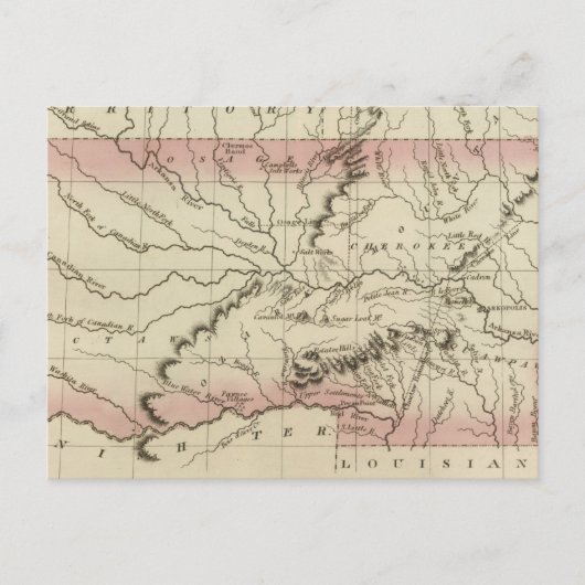 Carte Postale Arkansas, Oklahoma (Devant)