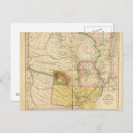 Carte Postale Arkansas US (Devant / Derrière)