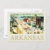 Carte Postale Arkansas vintage (Devant / Derrière)