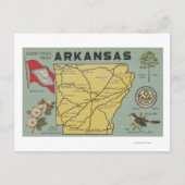 Carte Postale ArkansasGrandes lettres ScènesArkansas (Devant)