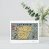 Carte Postale ArkansasGrandes lettres ScènesArkansas 2 (Debout devant)