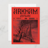 Carte Postale Arkham Asylum : Restreint (Devant / Derrière)
