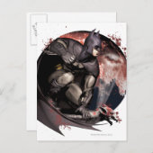 Carte Postale Arkham City Batman Moon (Devant / Derrière)