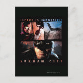 Carte Postale Arkham City Escape est impossible (Devant)