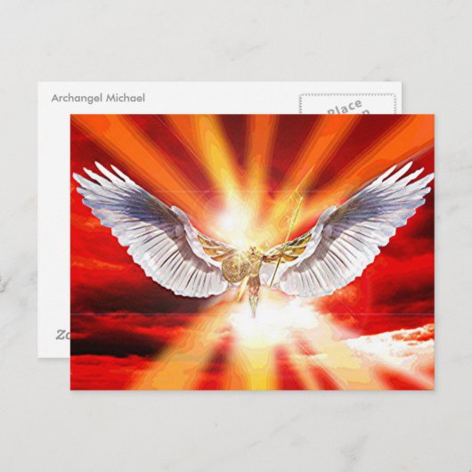 Carte Postale Arkhangel Michael (Devant / Derrière)