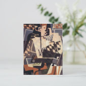 Carte Postale Arlequin avec guitare, 1917 (Debout devant)