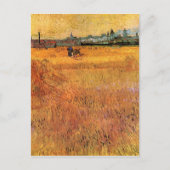 Carte Postale Arles Vue des champs de blé par van Gogh (Devant)