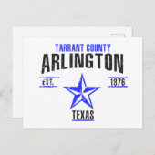 Carte Postale Arlington (Devant / Derrière)