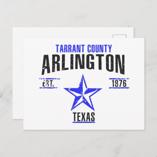 Carte Postale Arlington (Devant / Derrière)