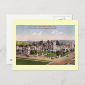 Carte Postale Arlington Hotel, Père Noël Barbara, Californie Vin (Devant / Derrière)