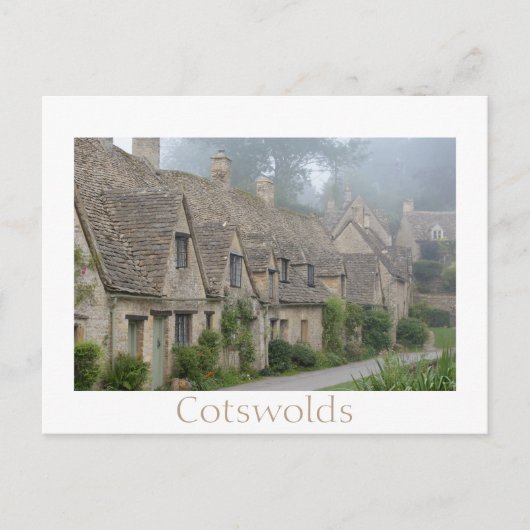 Carte Postale Arlington Row maisons, Bibury dans les Cotwolds (Devant)