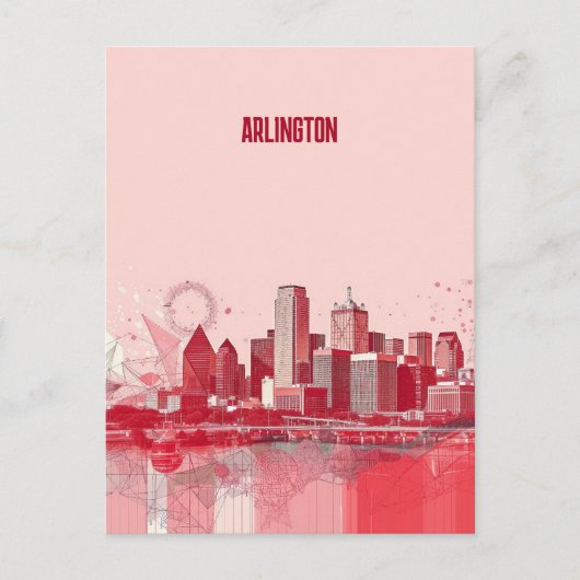 Carte Postale Arlington Texas Travel (Devant)