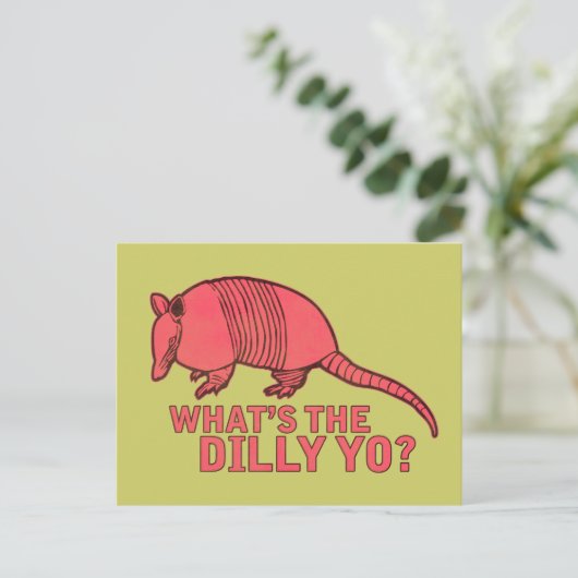 Carte Postale Armadillo (Debout devant)