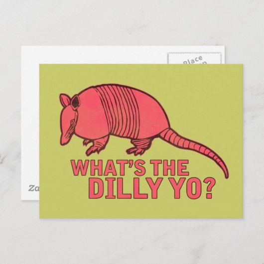 Carte Postale Armadillo (Devant / Derrière)