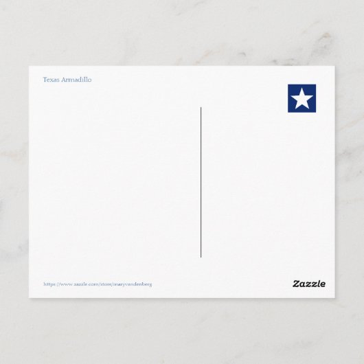 Carte Postale Armadillo (Dos)