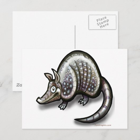 Carte Postale Armadillo (Devant / Derrière)