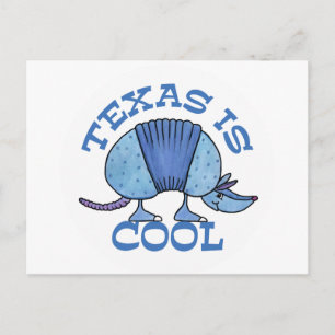 Carte Postale Armadillo Blue-Texas est Cool