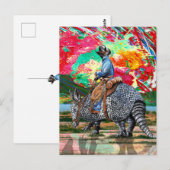 Carte Postale Armadillo Cowboy (Devant / Derrière)