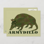 Carte Postale Armadillo de l'armée (Devant / Derrière)